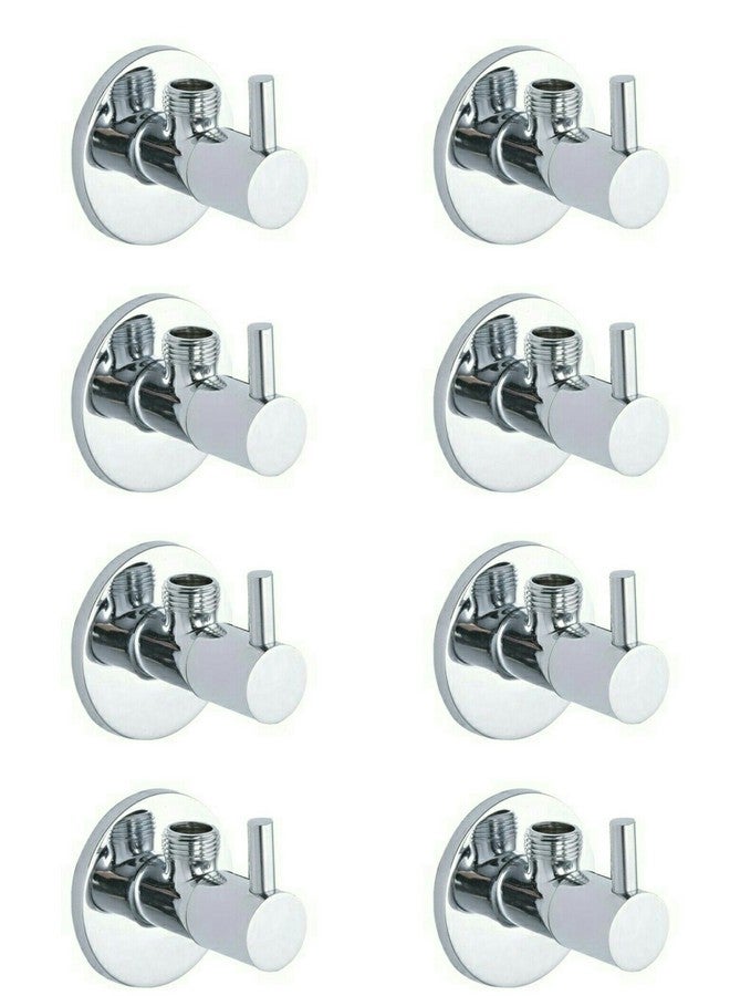 10X Angle Valve Turbo Set of Eight Pieces || Bathroom Faucets || Taps and Faucet || Angle Valve || Angular Stop Cock || Wash Basin Tap || Angle Valve for Bathroom || Geyser Tap || - Image 1